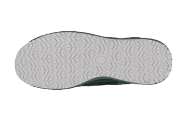 ミズノ 安全靴 F1GA220233 オールマイティBOA(グリーン/ゴールド)の寸法表