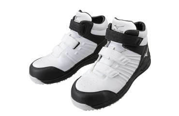 ミズノ 安全靴 F1GA220501 (ワーキング)(ユニセックス)(ホワイトxシルバーxブラック)の商品写真
