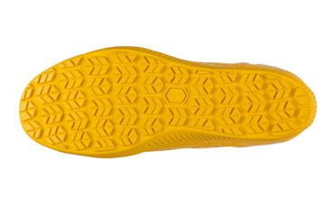 ミズノ 安全靴 F1GA2301-45 (オールマイティTDII22L ベルト/ワーキング/ユニセックス)(45：イエローxネイビー)(マジックタイプ)の寸法表