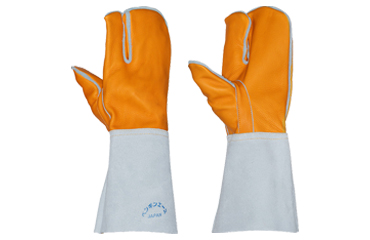 ペンギンエース 国産床革 溶接用手袋 (コンピ3本指)(TH)の商品写真