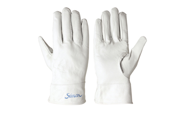 シモン 牛本革手袋 CG-715 (袖付き・親指/丸指型)の商品写真