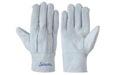 シモン 牛床革手袋 107AP (親指付根/床革当て付き)の商品写真