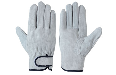 シモン 牛床革手袋 CS-717 (袖口/マジック止め式)(親指付根/床革当て付き)の商品写真