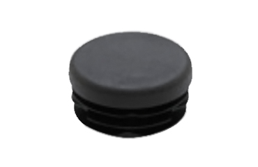 樹脂 丸パイプ用エンドキャップ (平丸中栓)(PEC-T/黒色)(イマオ品)の商品写真