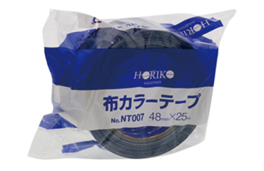 ホリコー 布カラーテープ 青色 (梱包用) NT-007の商品写真